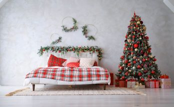 karácsonyi dekoráció hálószobába
