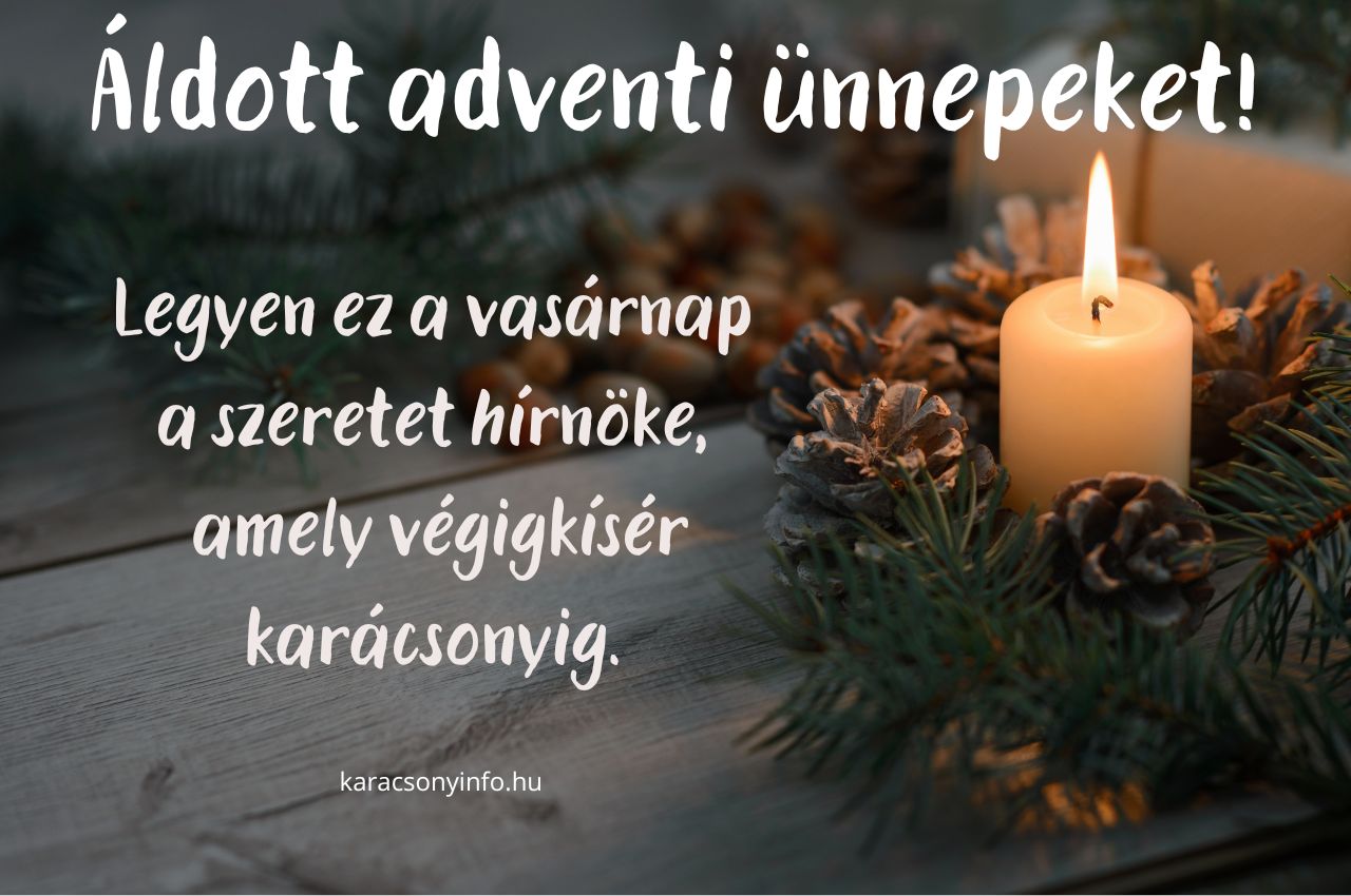áldott adventi ünnepeket gyertya, toboz, koszorú